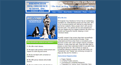Desktop Screenshot of birminghamdogschool.com